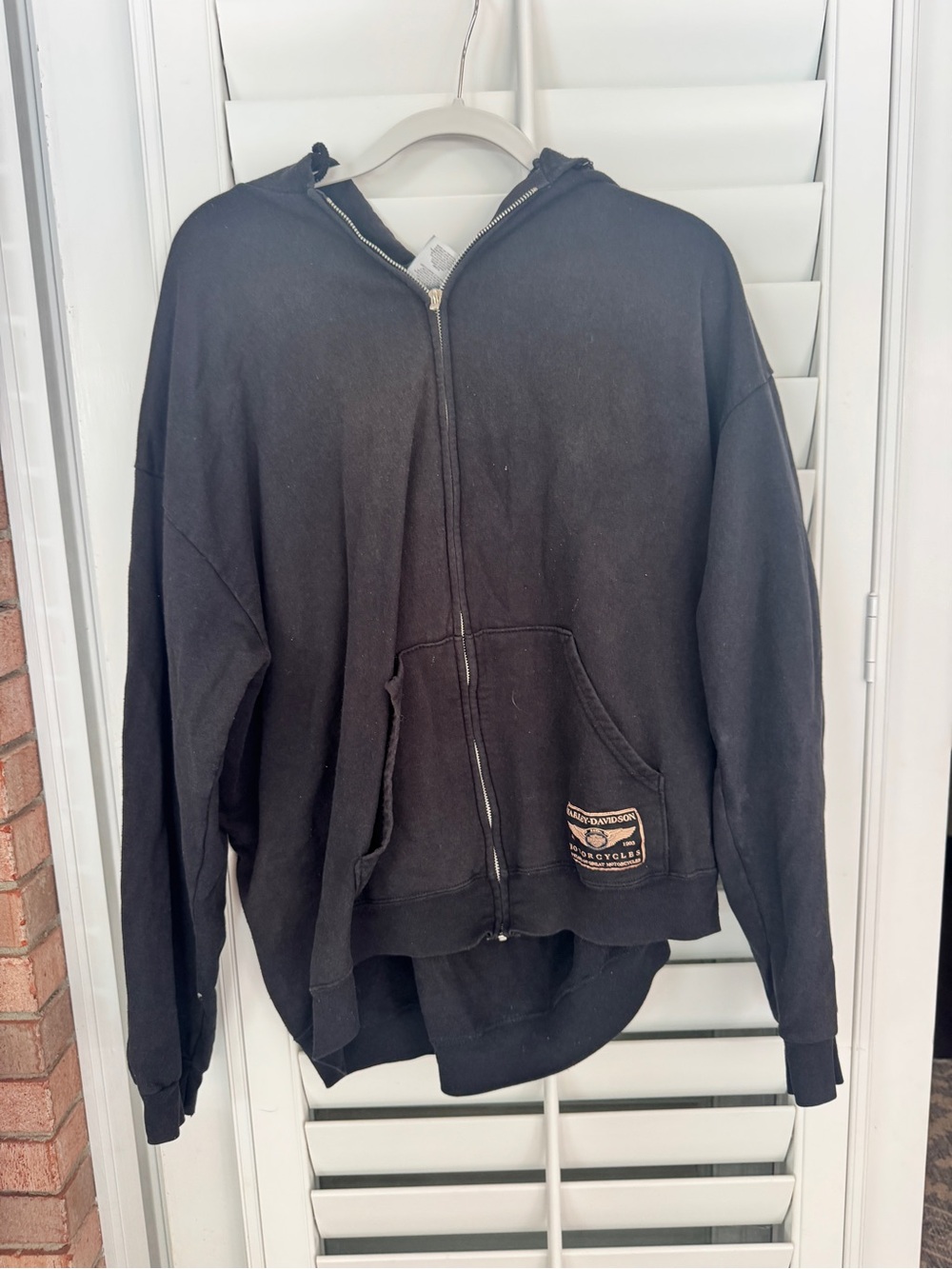 Harley-Davidson Black Zip-Up Hoodie